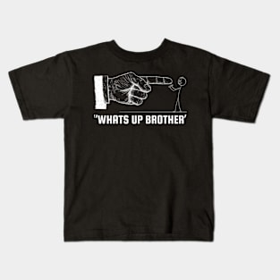 Sketch Streamer W Up Brother Kids T-Shirt